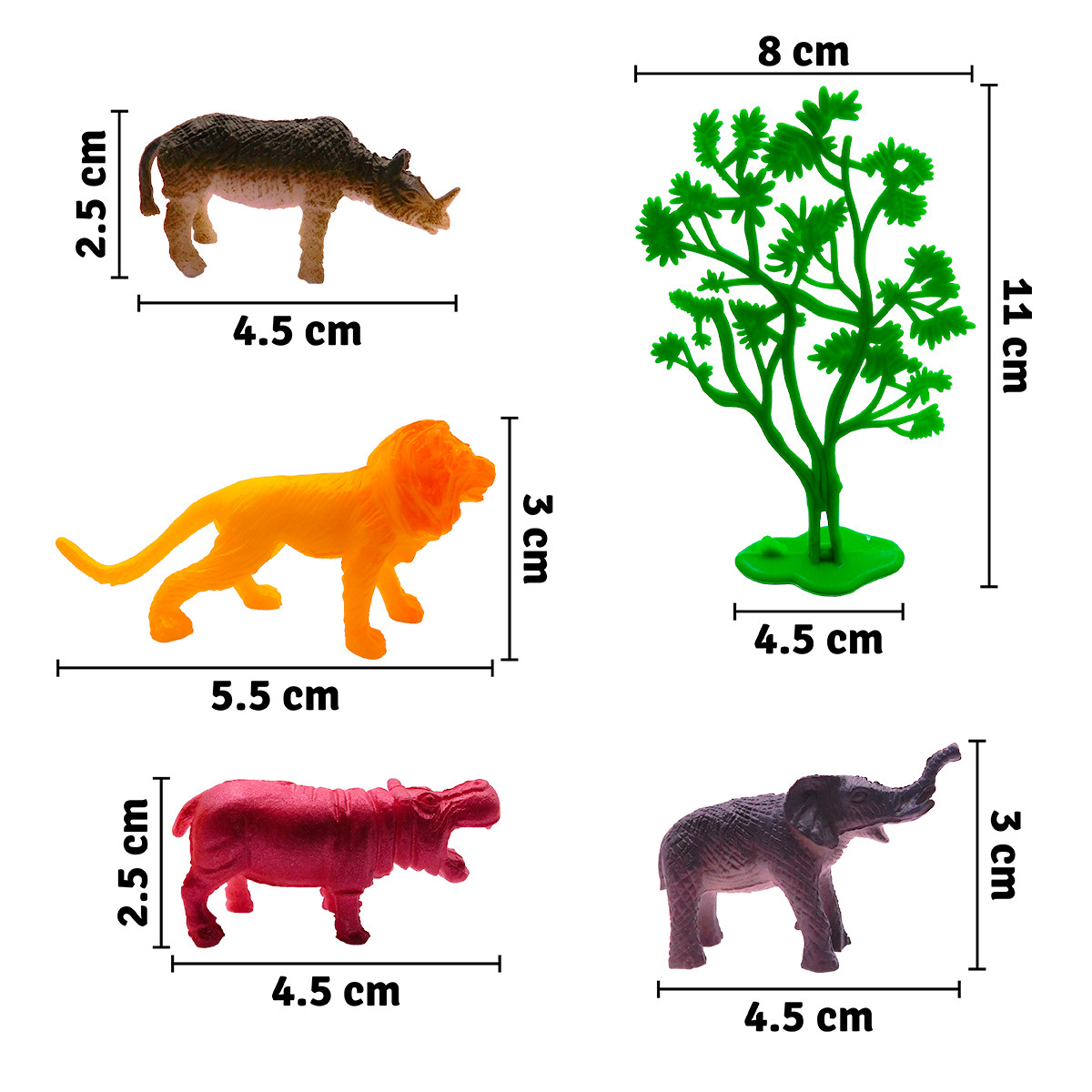 Miniatura 2 de Set Figuras Animales Salvajes GM1911-117
